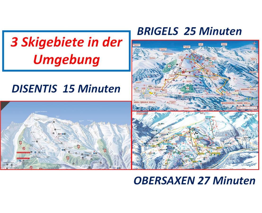 Casa Steilalva - Grosszuegiges Chalet Fuer Erholsamen Familienurlaub Surrein Екстериор снимка